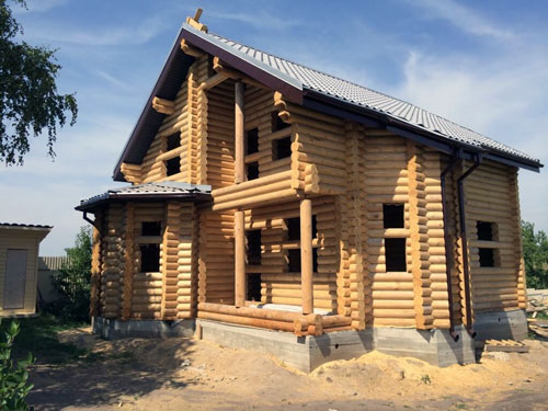 Современные загородные дома из дерева
